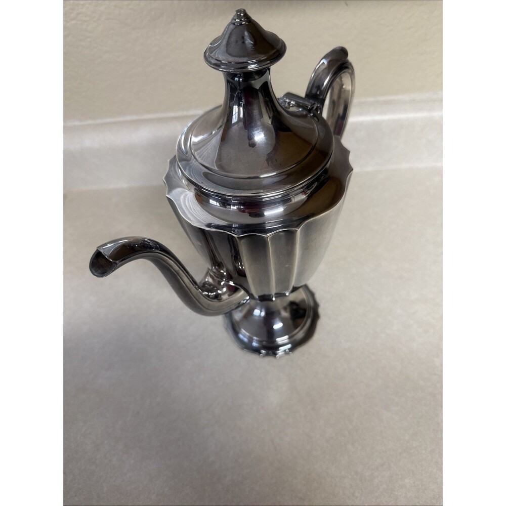 Vintage Silverplated Chippendale Coffee Pot International Silver Company 6301